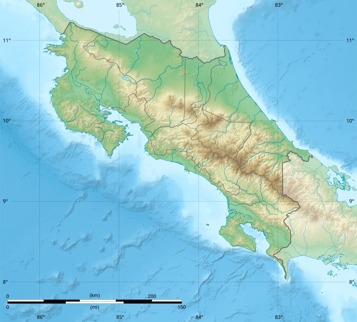 Mapa de Costa Rica